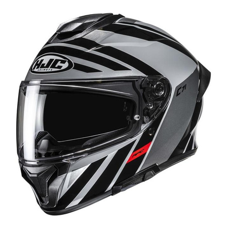 Kask integralny HJC C71 FABER BLACK/RED czarny czerwony