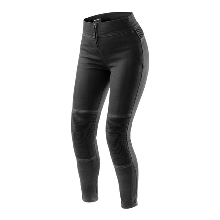 Jeansy motocyklowe damskie REBELHORN CHICA BLACK czarny