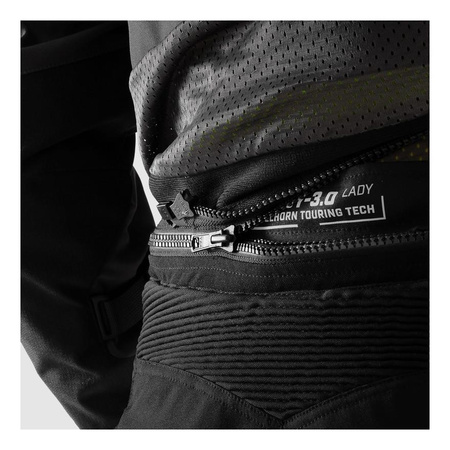 Spodnie tekstylne damskie REBELHORN HARDY 3.0 LADY SHORT BLACK czarny