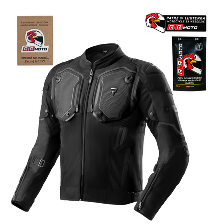 Kurtka tekstylna REBELHORN BORG II BLACK czarny