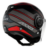 Kask otwarty AXXIS METRO LEISURE MATT RED czarny szary czerwony