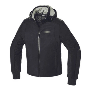 Bluza motocyklowa SPIDI HOODIE ARMOR H2OUT BLACK czarny