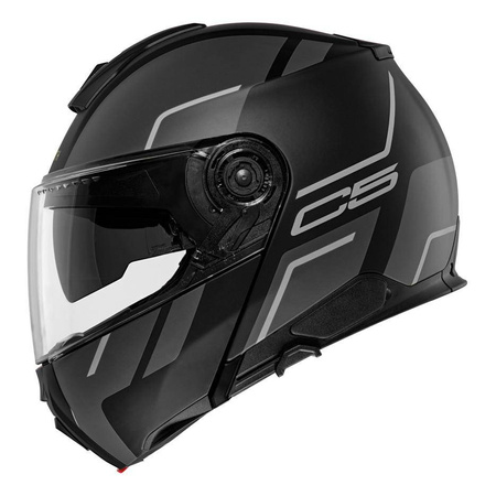 Kask szczękowy SCHUBERTH C5 ECE MASTER GREY czarny szary biały