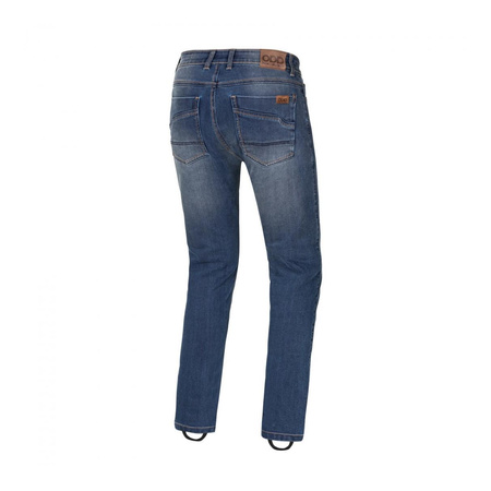Jeansy motocyklowe SECA NIGHT CITY ARMALITH BLUE niebieski