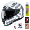 Kask integralny HJC I70 WATU SILVER/WHITE srebrny biały czerwony