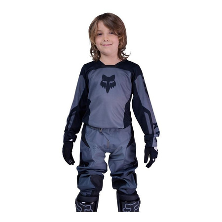 Bluza cross dziecięca FOX JUNIOR 180 SHIELD BLACK czarny