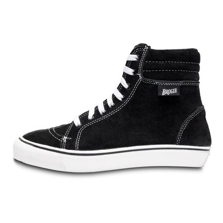 Trampki motocyklowe BROGER CALIFORNIA BLACK/WHITE czarny biały