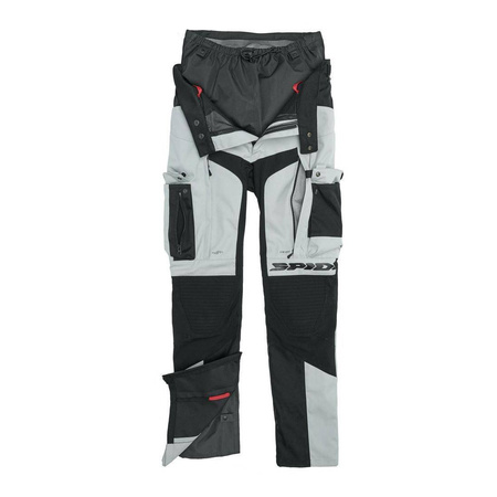 Spodnie tekstylne SPIDI ALLROAD BLACK/ICE szary czarny