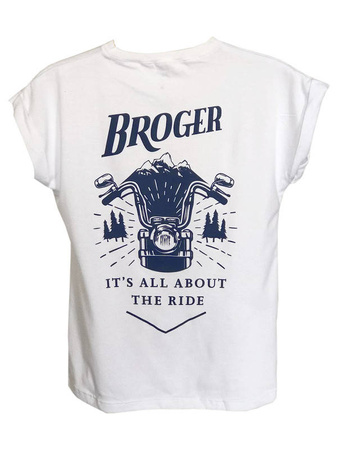 Koszulka T-shirt damski BROGER ALASKA LADY WHITE biały
