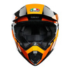 Kask integralny AGV AX9 TRAIL GUNMETAL/ORANGE czarny pomarańczowy