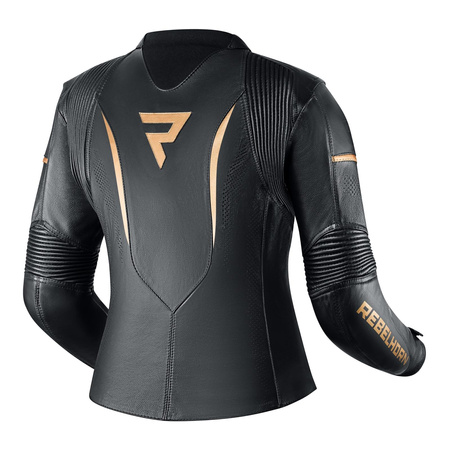 Kurtka skórzana damska REBELHORN REBEL LADY BLACK/GOLD czarny złoty