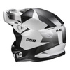 Kask cross HJC C50 SLIDE WHITE/BLACK biały czarny