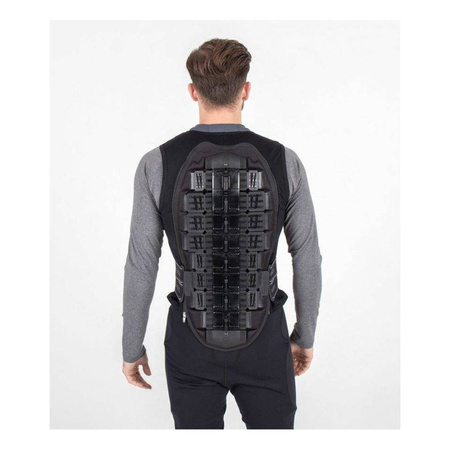 Kamizelka z protektorem pleców KNOX TRACK VEST czarny szary