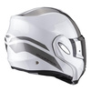 Kask szczękowy SCORPION EXO-TECH FORZA WHITE/SILVER biały srebrny