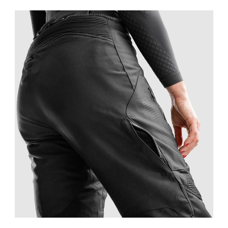 Spodnie tekstylne damskie REBELHORN HIKER IV LADY SHORT BLACK czarny