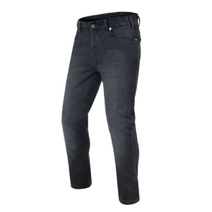 Jeansy motocyklowe REBELHORN CLASSIC III REGULAR FIT WASHED BLACK czarny
