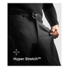 Spodnie tekstylne REBELHORN HIFLOW V SHORT BLACK czarny