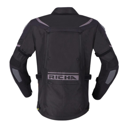 Kurtka tekstylna RICHA INFINITY 2 ADVENTURE BLACK czarny