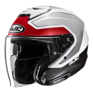 Kask otwarty HJC I31 TEVIS GREY/RED szary czerwony