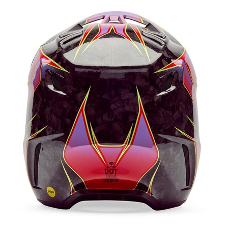 Kask cross FOX V3 RS CANVAS RED czerwony