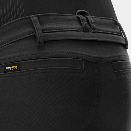 Jeansy motocyklowe SHIMA RECON BLACK czarny