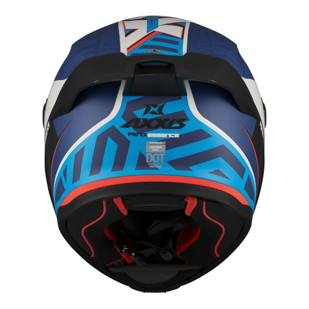 Kask integralny AXXIS FENIX ESSENCE A7 GLOSS niebieski czerwony szary czarny