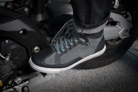 Trampki motocyklowe SHIMA SX-2 BLACK czarny szary