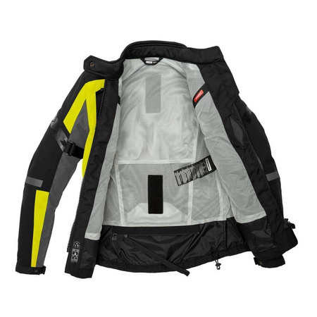 Kurtka tekstylna damska SPIDI 4 SEASON EVO LADY YELLOW FLUO szary czarny żółty fluo