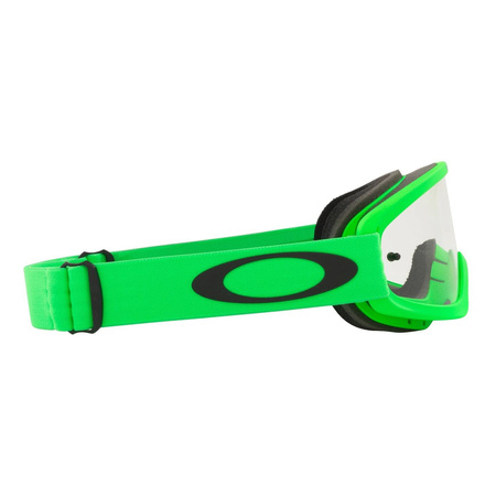 Gogle motocyklowe OAKLEY O FRAME 2.0 PRO XS MX MOTO GREEN CLEAR zielony