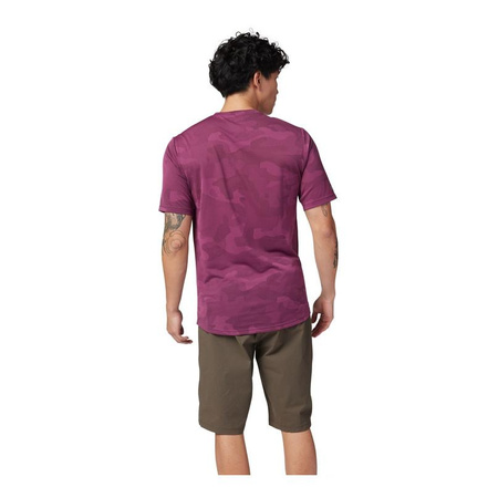 Koszulka rowerowa FOX RANGER TRU DRI SANGRIA bordowy