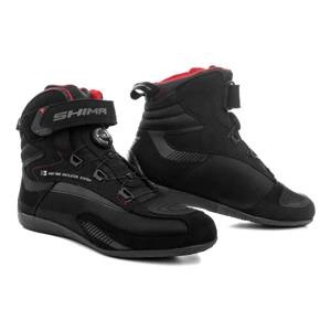 Buty motocyklowe krótkie miejskie Shima Exo Vented czarny-czerwony