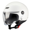 Kask otwarty MT STREET S PURE WHITE GLOSS biały