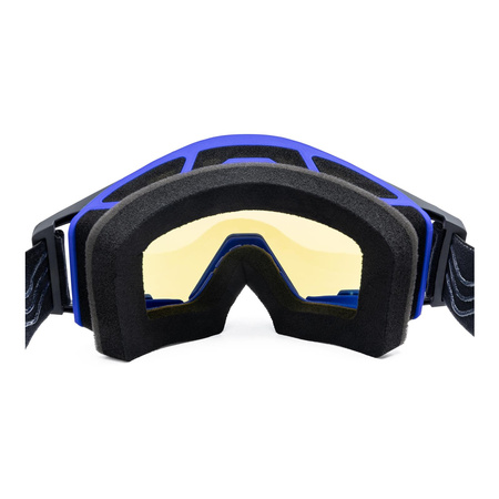 Gogle motocyklowe IMX SAND BLUE MATT/BLACK SZYBA BLUE IRIDIUM + CLEAR niebieski czarny