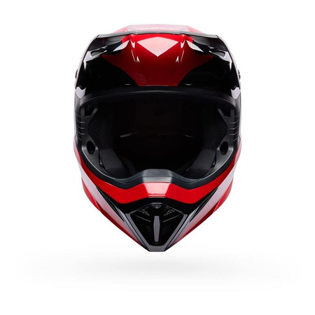 Kask cross BELL MX-10 MIPS WAVE RED BLACK czerwony czarny