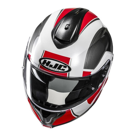 Kask szczękowy HJC C91N JYN WHITE/RED biały czerwony