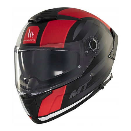 Kask integralny MT THUNDER 4 SV THREADS MATT RED czerwony czarny
