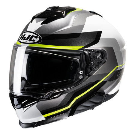 Kask integralny HJC I71 NIOR GREY/YELLOW szary żółty fluo biały