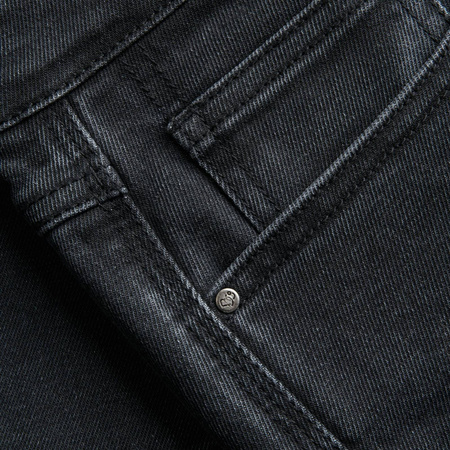 Jeansy motocyklowe damskie BROGER FLORIDA II LADY SLIM FIT WASHED BLACK czarny