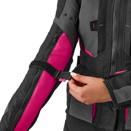 Kurtka tekstylna damska SHIMA HERO 2.0 LADY PINK czarny szary różowy