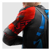 Kurtka skórzana REBELHORN INFERNO BLACK/BLUE/WHITE/RED czarny niebieski biały czerwony