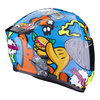 Kask integralny SCORPION EXO-JNR FUN BLUE/ORANGE niebieski pomarańczowy