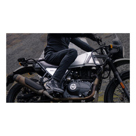 Jeansy motocyklowe damskie KNOX RYDAL LADY SHORT BLACK czarny