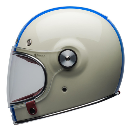 Kask integralny BELL BULLITT DLX COMMAND VINTAGE WHITE/RED/BLUE biały czerwony niebieski