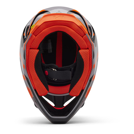 Kask cross FOX V1 EMOTION STEEL GREY szary