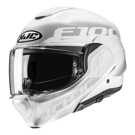 Kask szczękowy HJC F100 HETAL WHITE biały