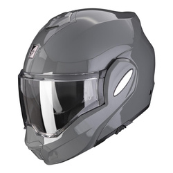 Kask szczękowy SCORPION EXO-TECH EVO SOLID CEMENT GREY szary