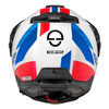 Kask szczękowy SCHUBERTH E2 ECE DEFENDER WHITE biały czerwony niebieski czarny