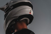 Kask cross MT FALCON S PURE A0 GLOSS PEARL biały