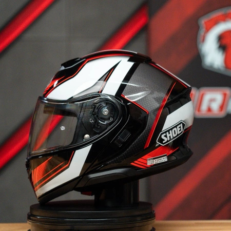 Kask szczękowy SHOEI NEOTEC 3 GRASP TC-5 czarny biały czerwony