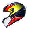 Kask integralny AGV CORSA R SUPERSPORT BLUE/WHITE/RED niebieski czerwony żółty biały